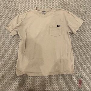Dickies Men's Tan Short Sleeve Tee